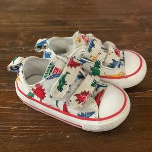Converse Dino Toddler Velcro Sneakers 5T